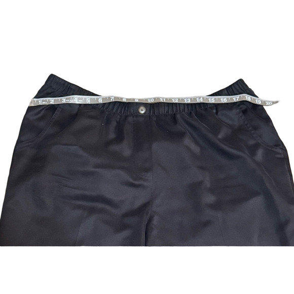 Alia Elegant Black Polyester Dress Work Pants Slip On Women Size 18W - Picture 7 of 12